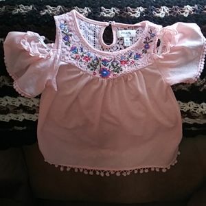 Girls spring flower top